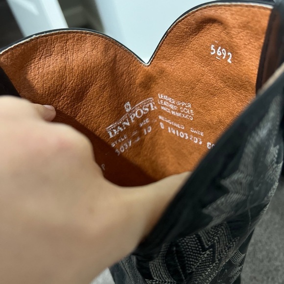 Vintage Dan Post python cowboy boots - Picture 6 of 11